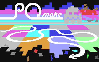 P0 Snake (Homebrew) — Title screen